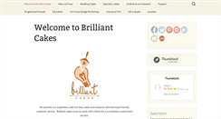 Desktop Screenshot of brilliantcakes.com